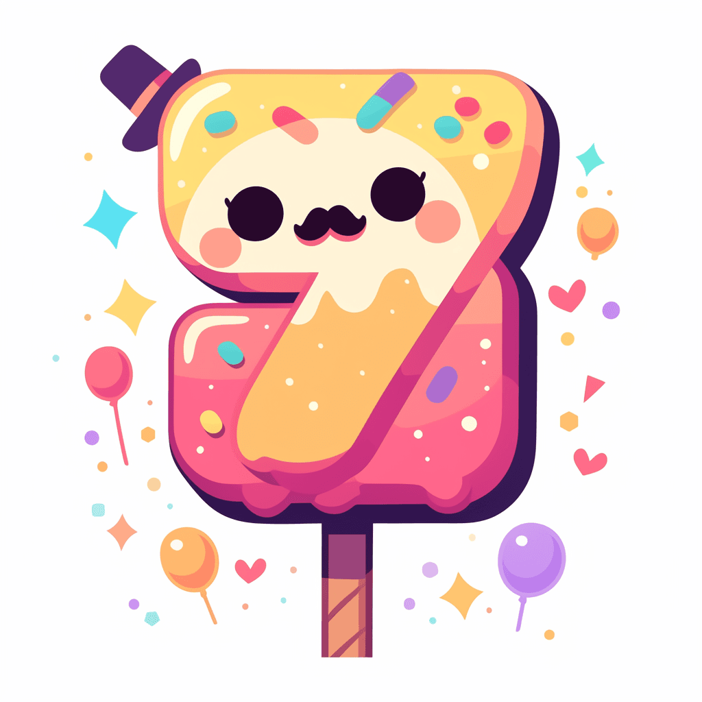 Cute Number Hue original repeating artwork