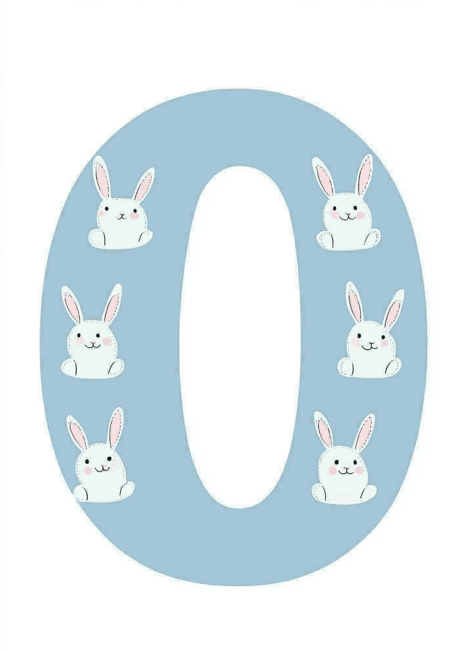 Animal Number 066 original repeating artwork