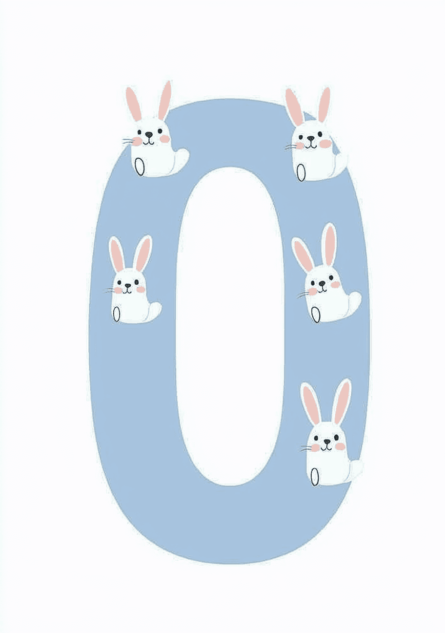 Animal Number 107 original repeating artwork