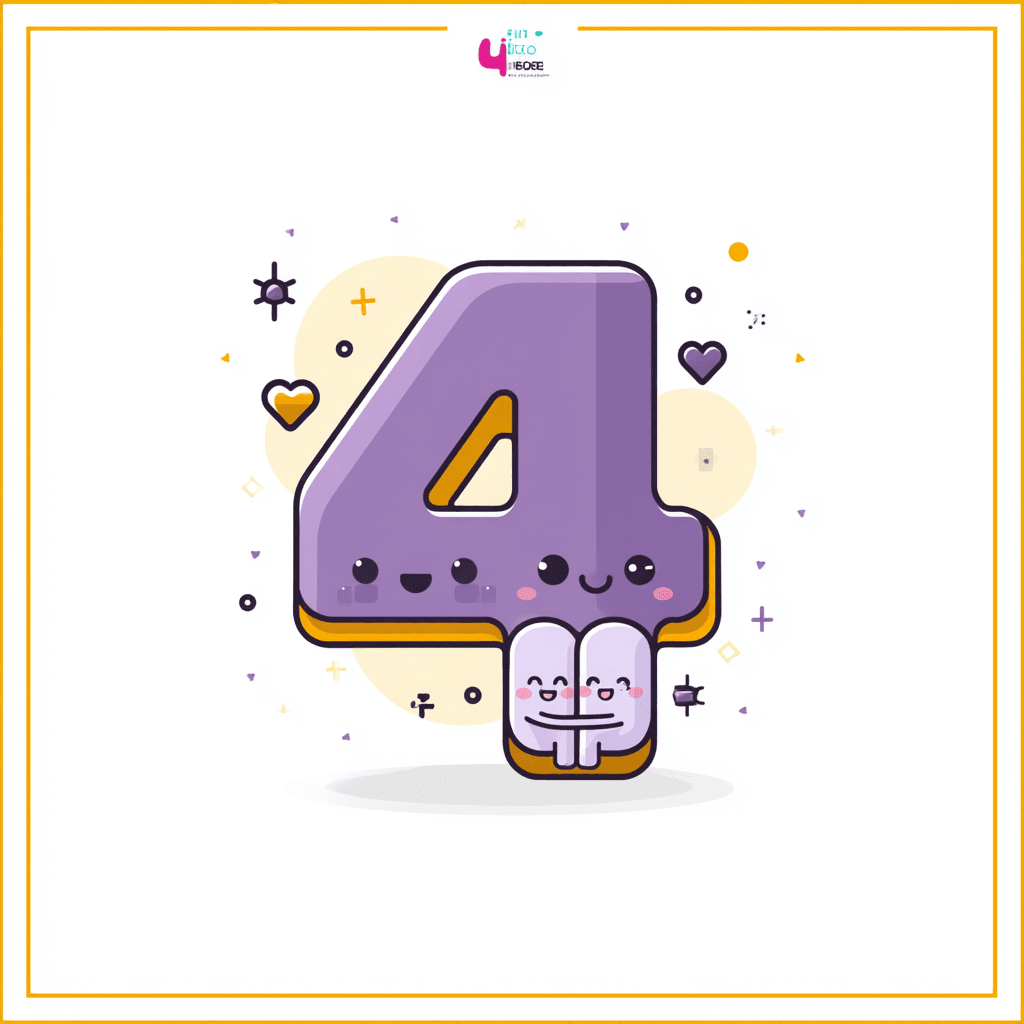 Animal Number 004 original repeating artwork