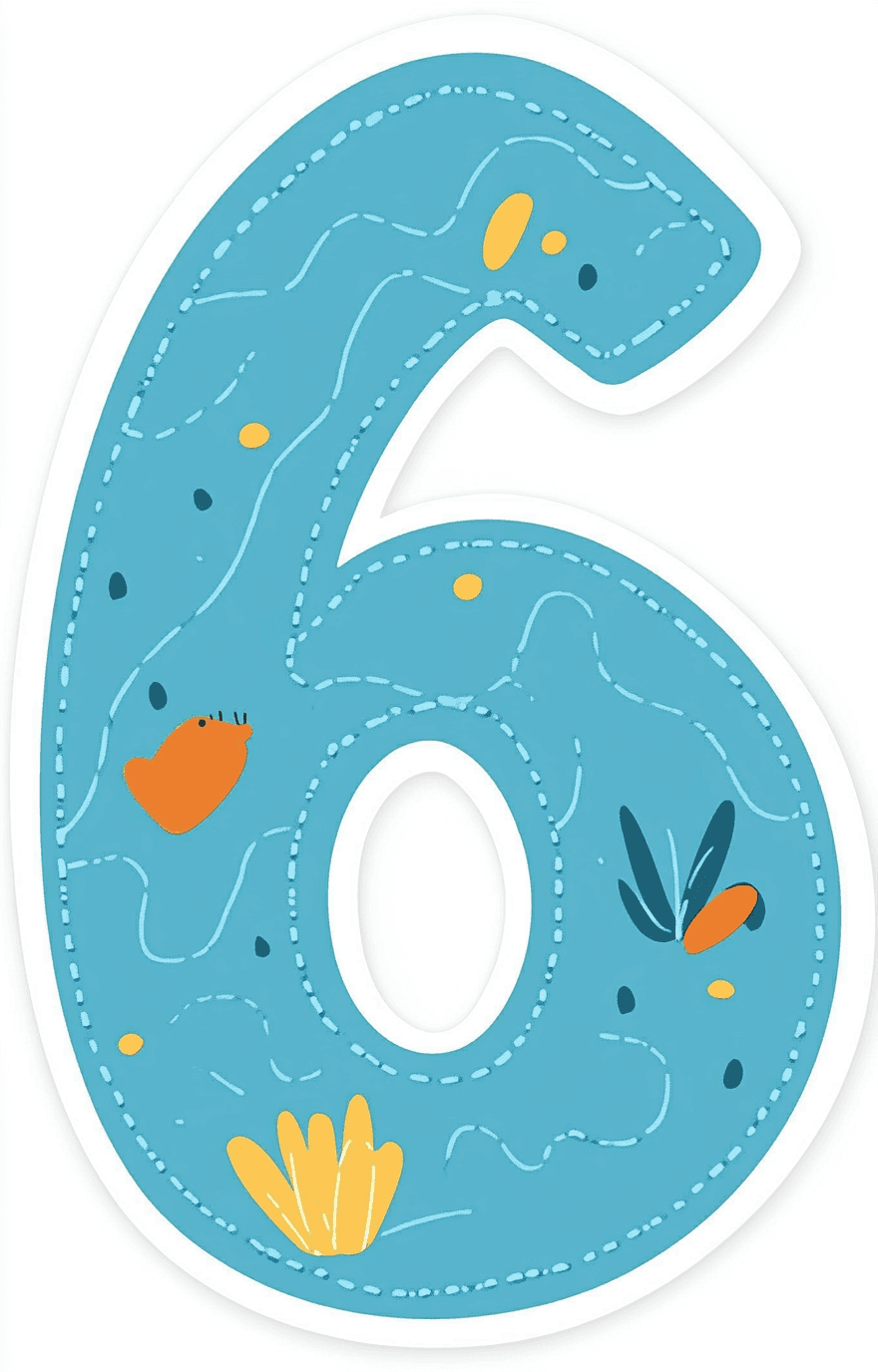 Number Street original repeating artwork