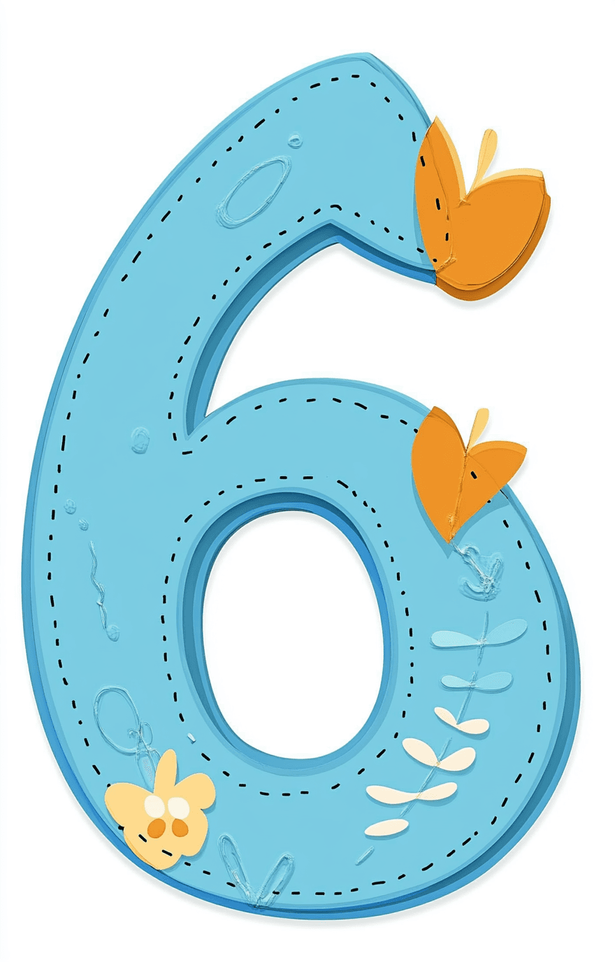 Number 074 original repeating artwork