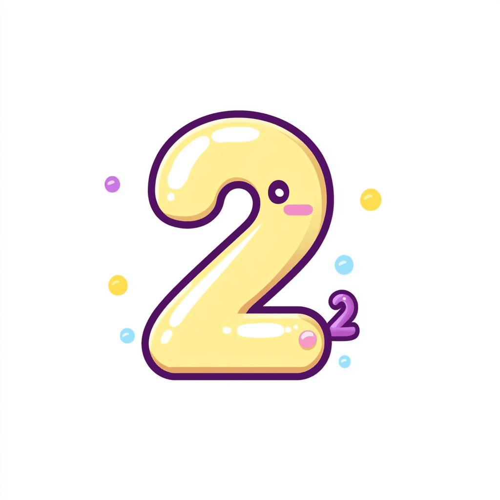 Cute Number 020 original repeating artwork