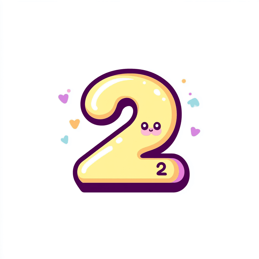 Cute Number Chase original repeating artwork
