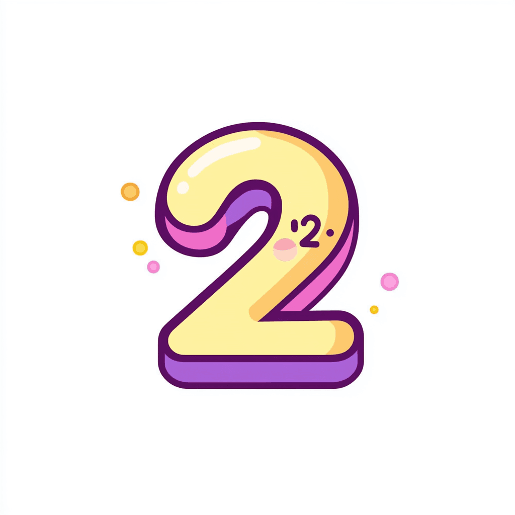 Cute Number Tribe original repeating artwork