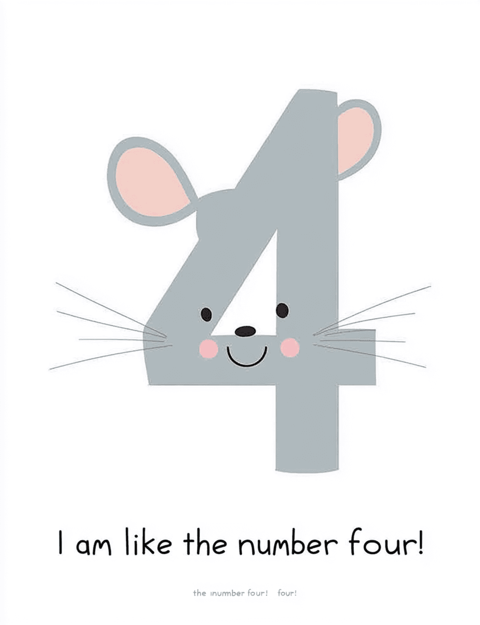 Animal Number 105 original repeating artwork