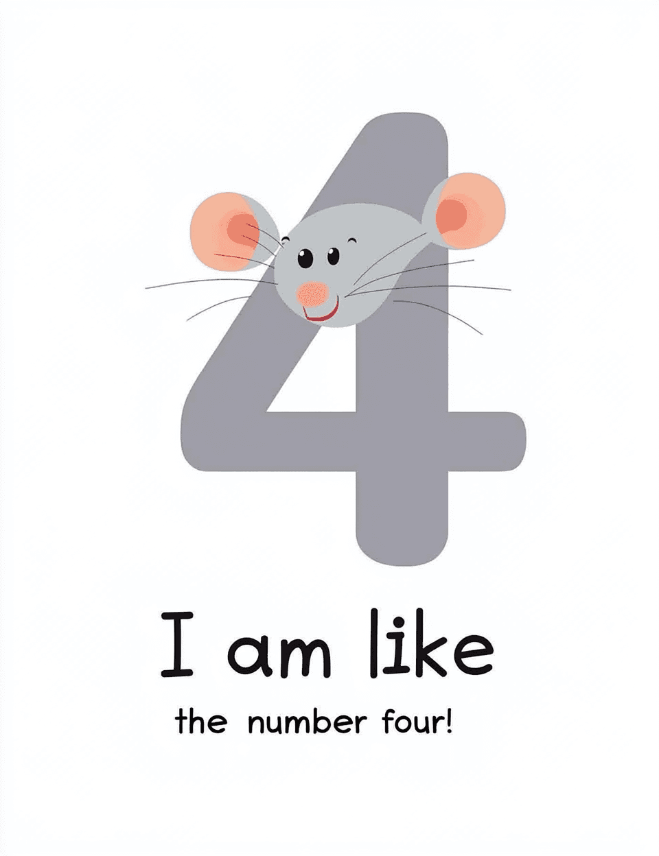 Animal Number Run original repeating artwork