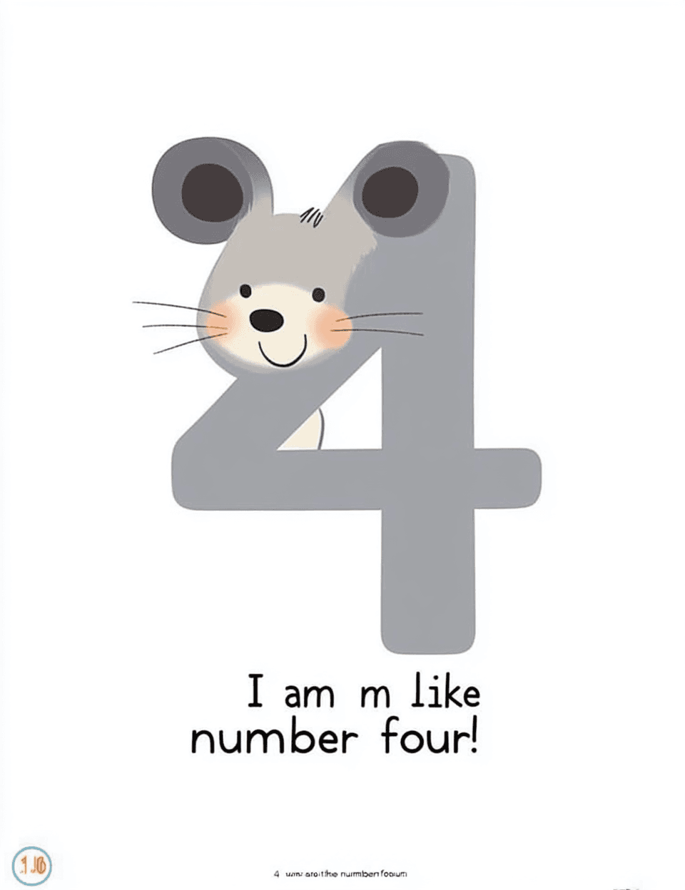 Animal Number 005 original repeating artwork