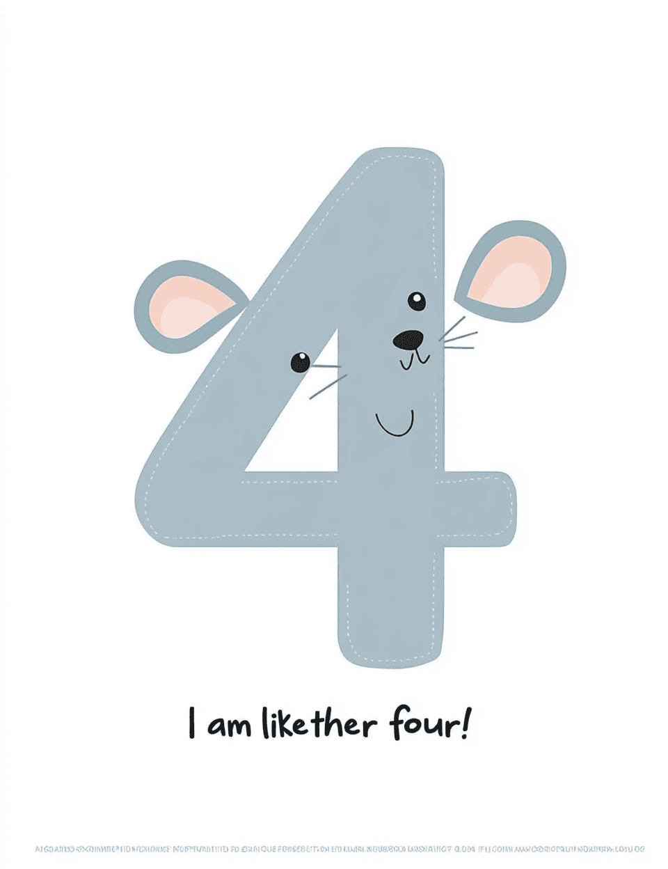 Animal Number 146 original repeating artwork