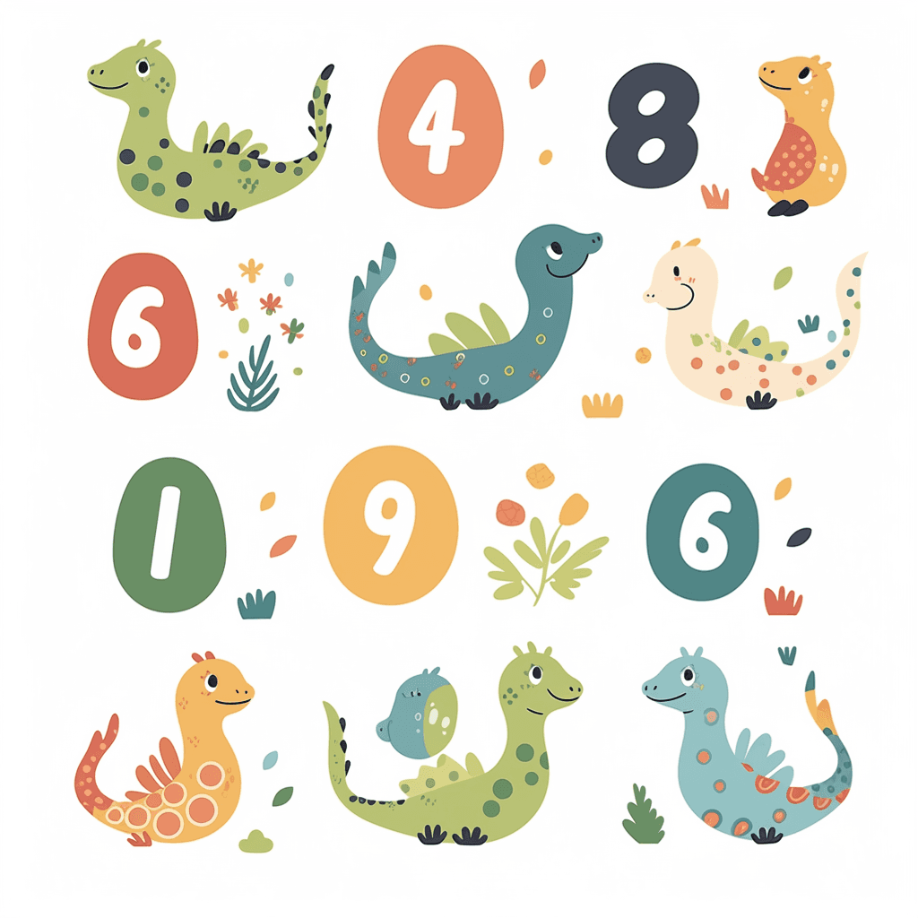 Animal Number 089 original repeating artwork