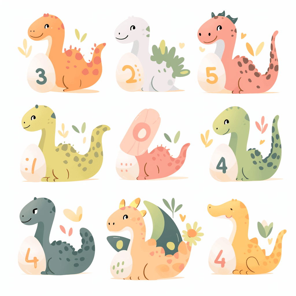 Animal Number 041 original repeating artwork