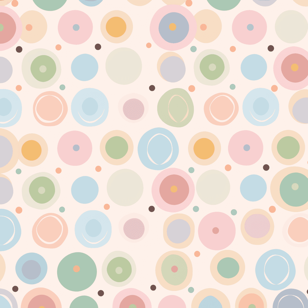 Circle Squad original repeating artwork