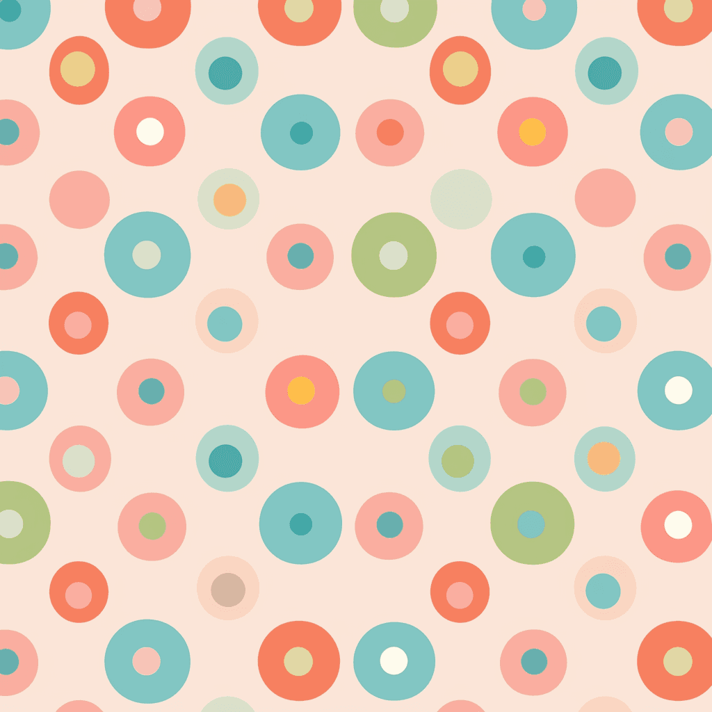 Circle Parade original repeating artwork
