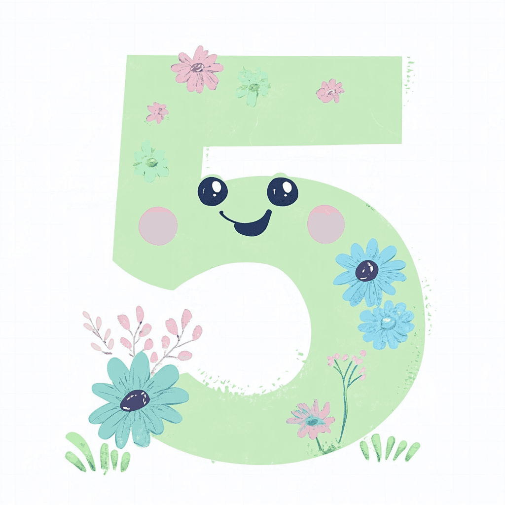 Animal Number 047 original repeating artwork