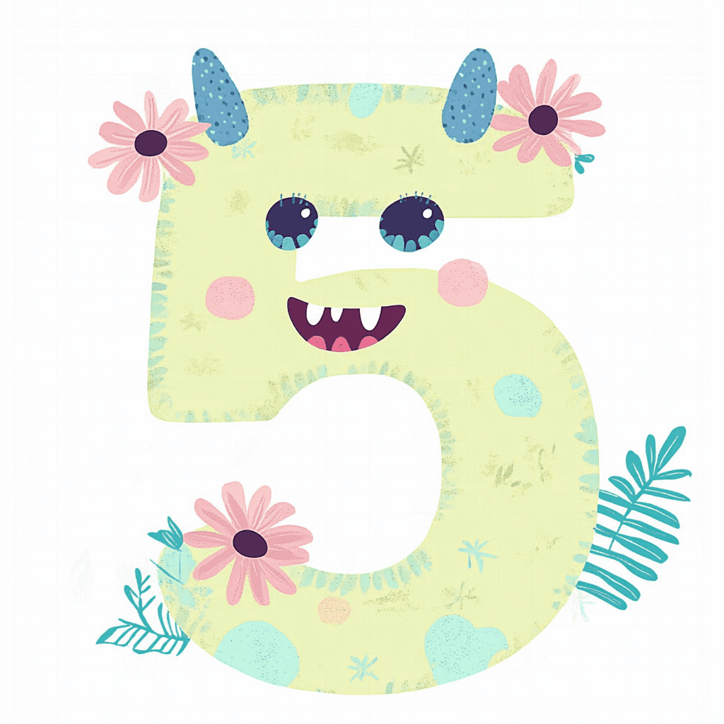 Animal Number 088 original repeating artwork