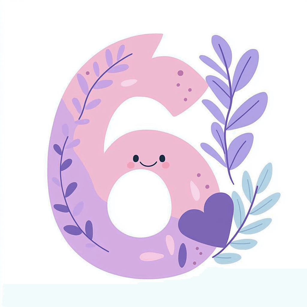 Animal Number Slide original repeating artwork