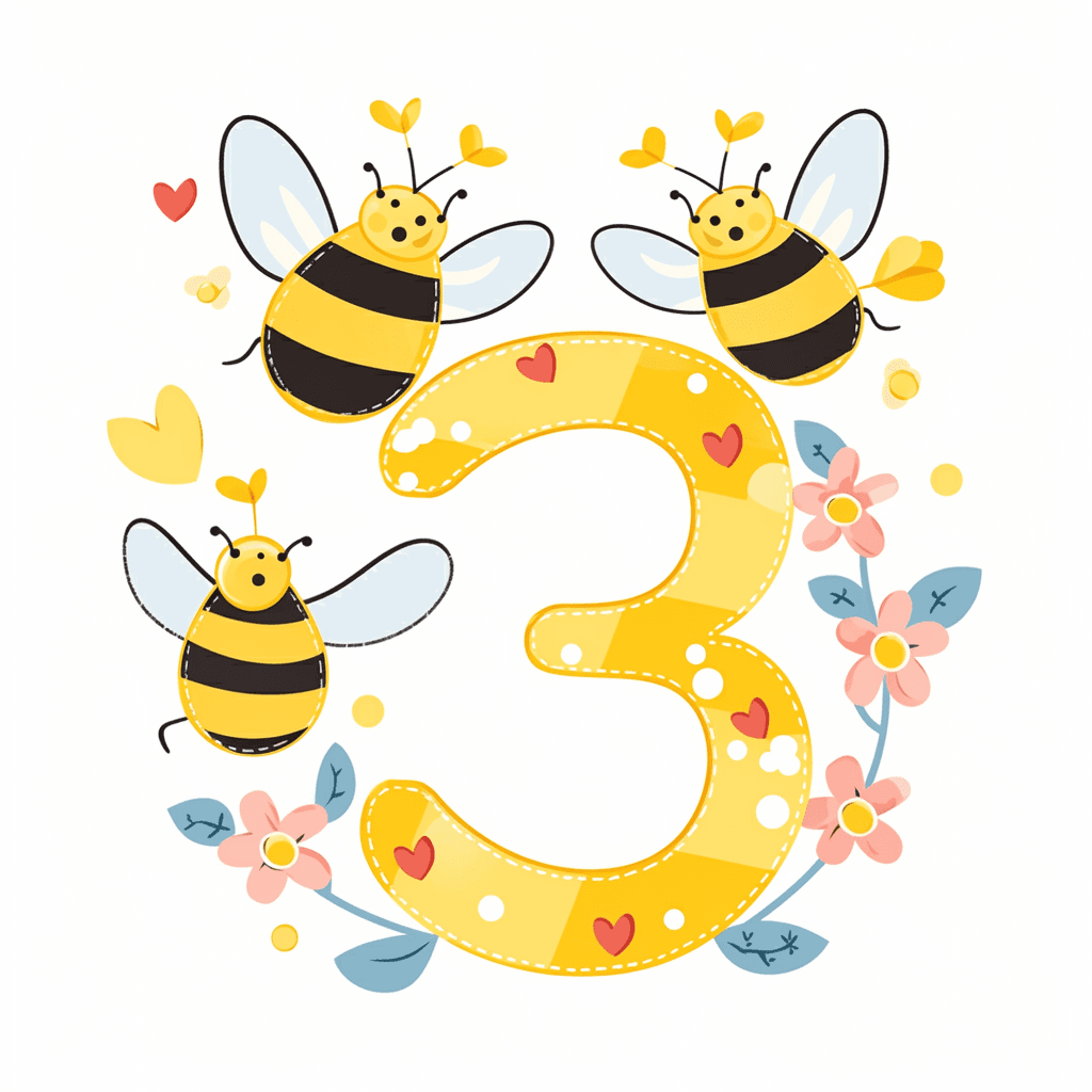 Bee Show original repeating artwork