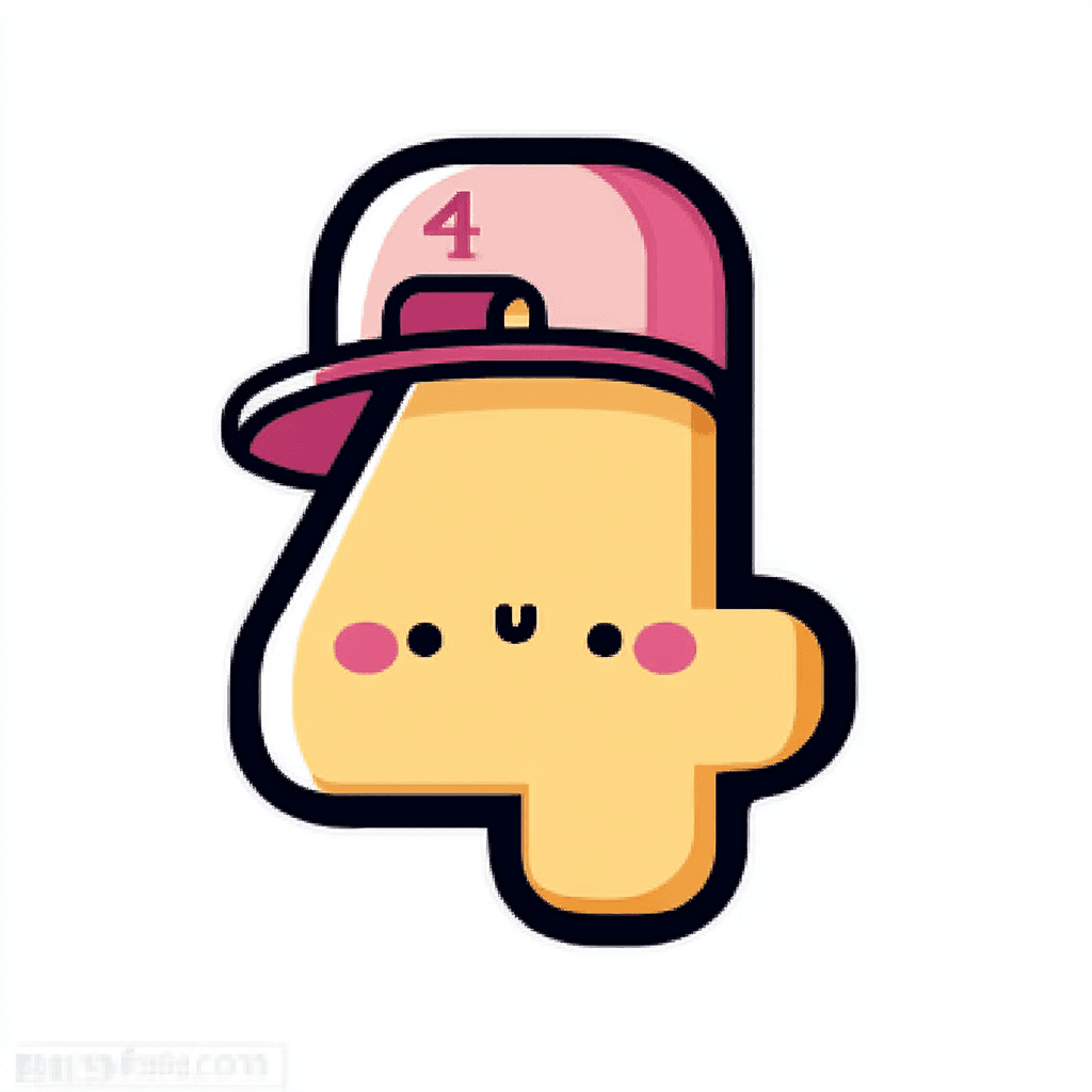 Cartoon Cartoon Number Slide original repeating artwork