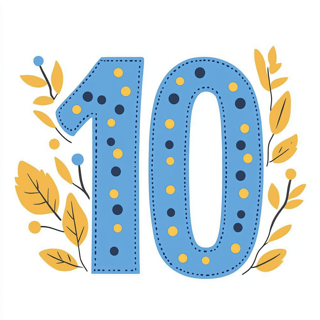Number 095 original repeating artwork