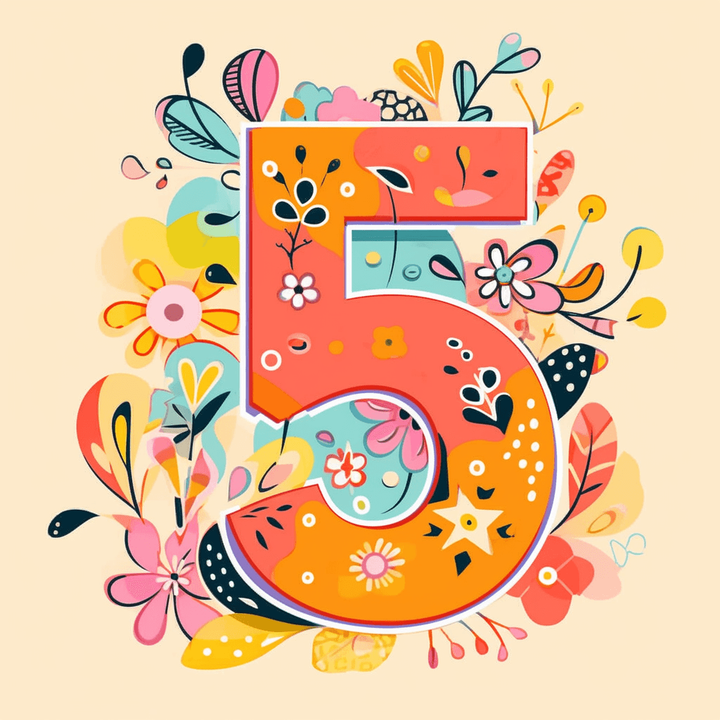 Number Parade original repeating artwork