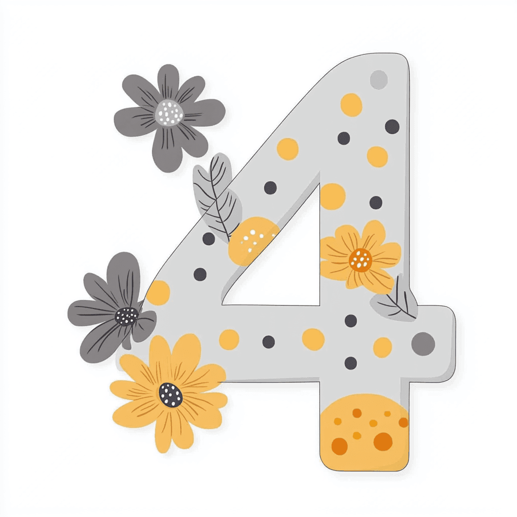Number 077 original repeating artwork