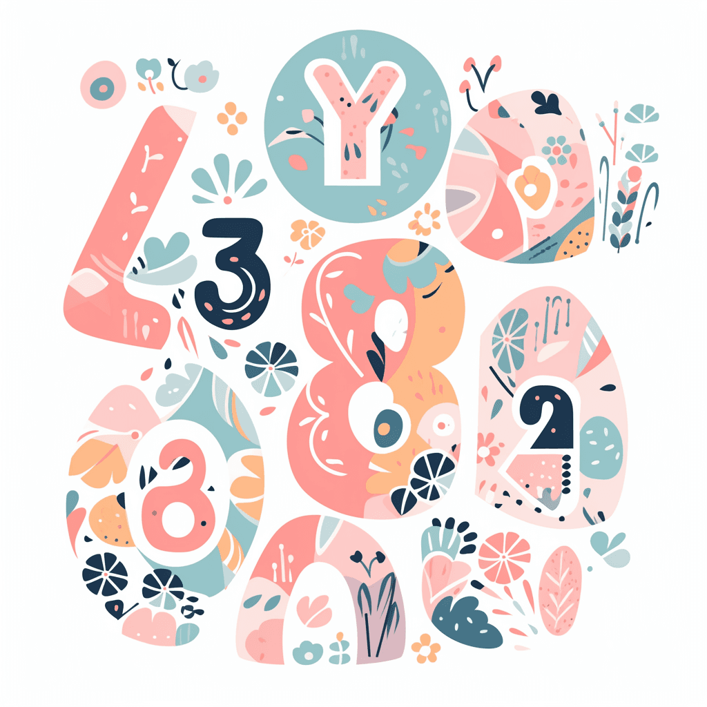 Number Gang original repeating artwork