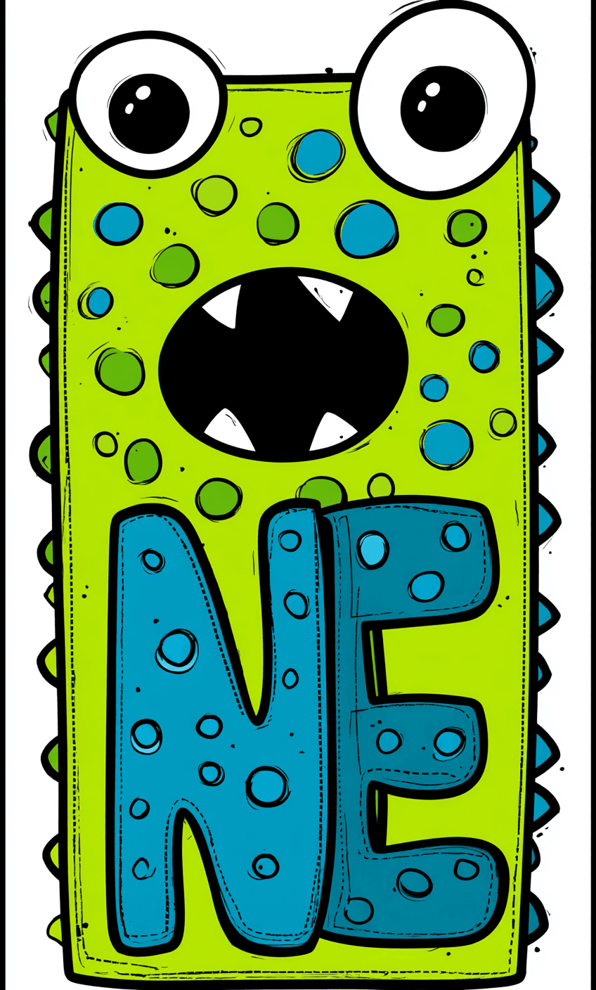 Animal Number 122 original repeating artwork