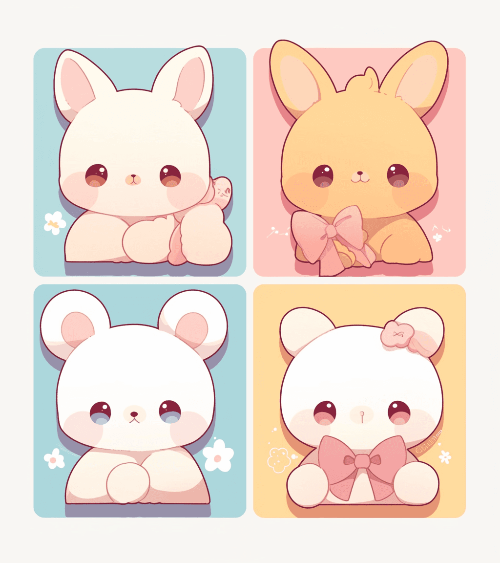 Cartoon Mono original repeating artwork