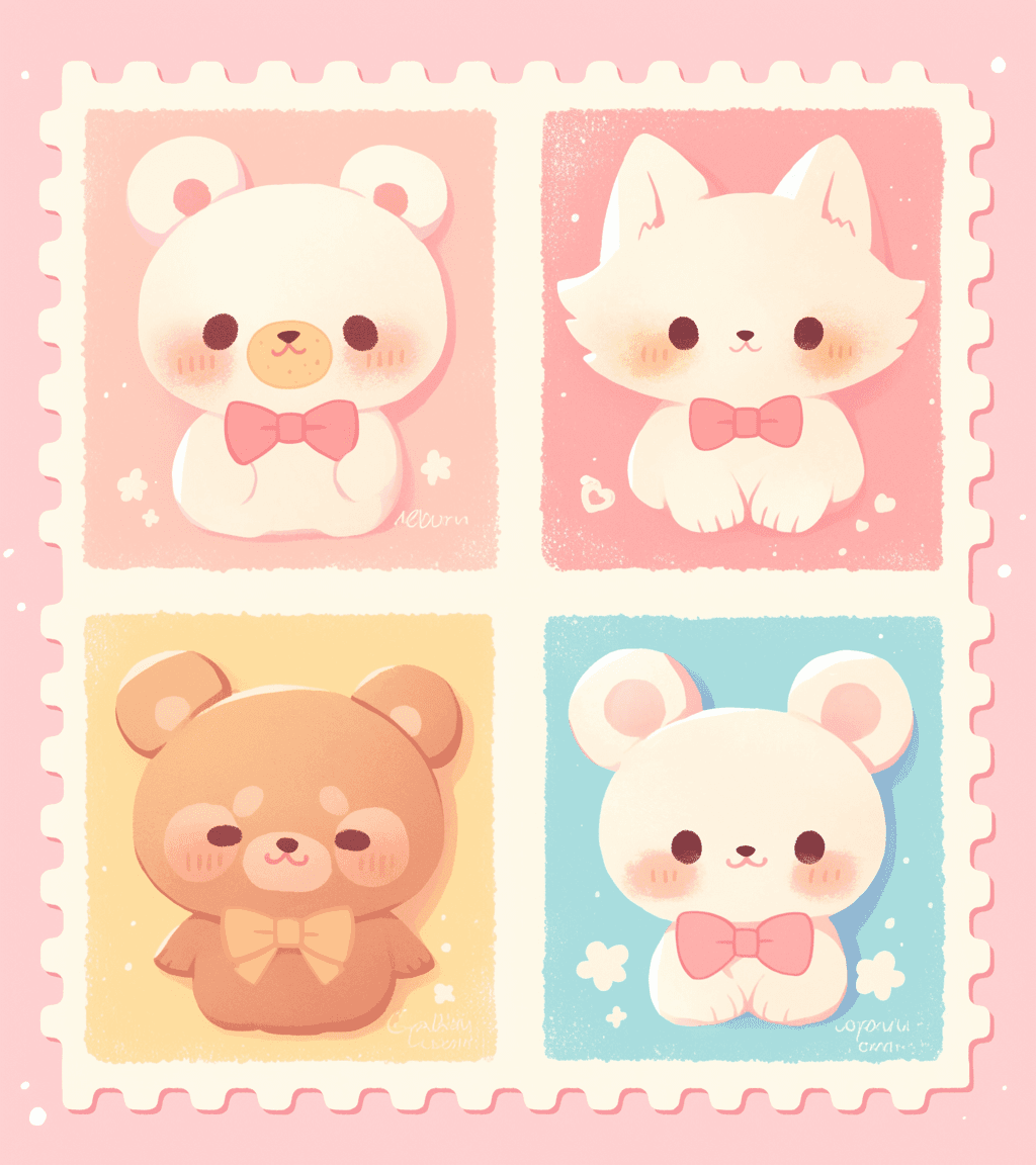 Cartoon Series original repeating artwork