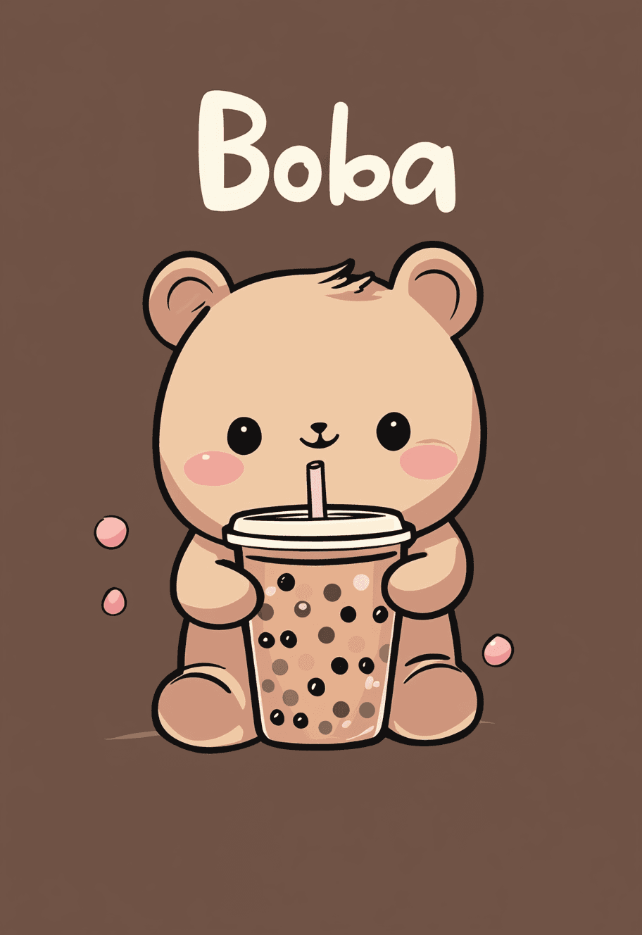 Milk Tea Collective original repeating artwork