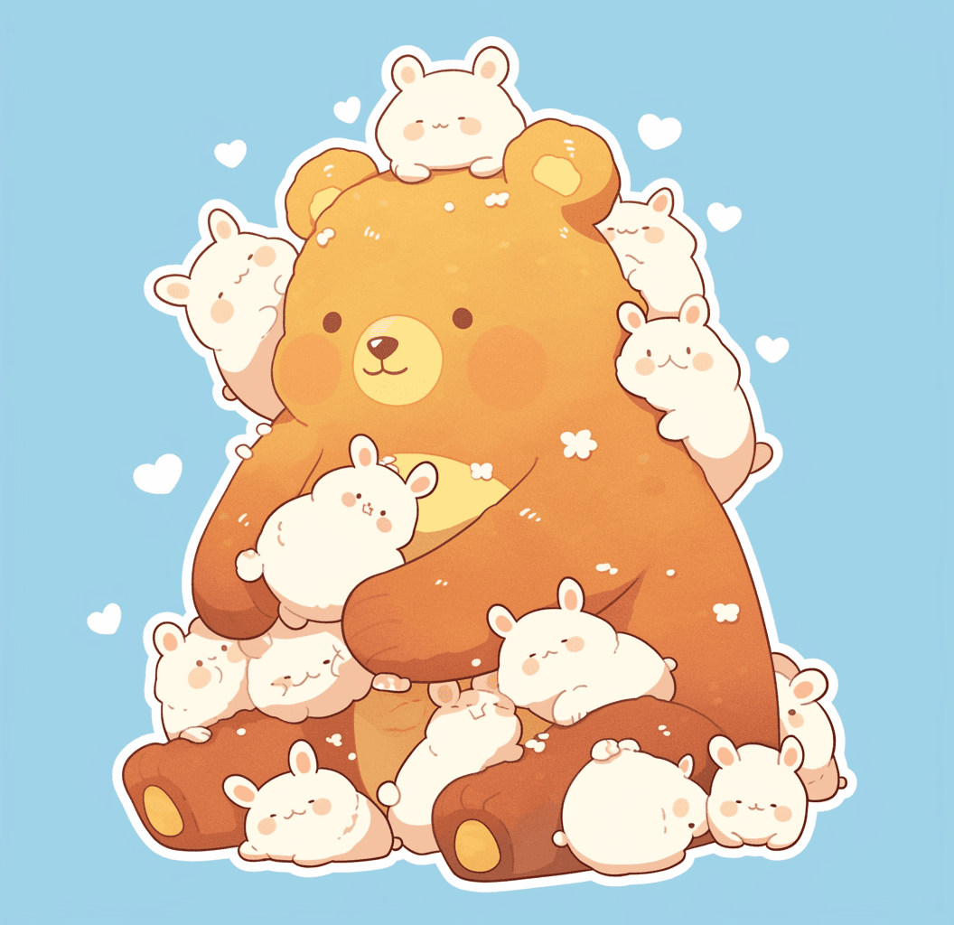 Cute Bear 069 original repeating artwork