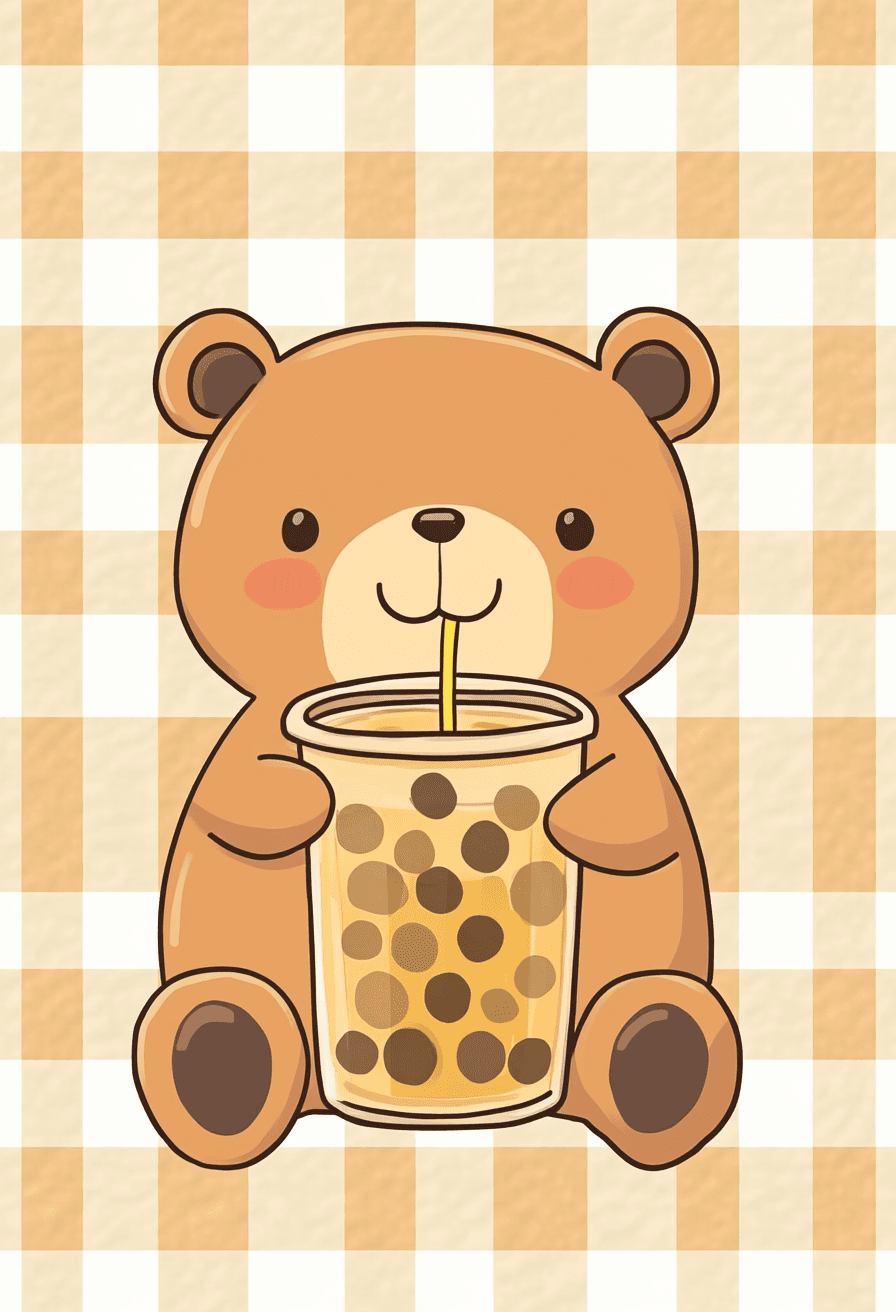 Cute Bear 054 original repeating artwork