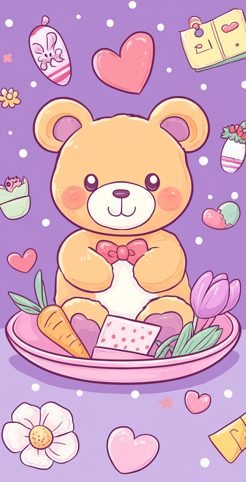 Cute Bear 021 original repeating artwork