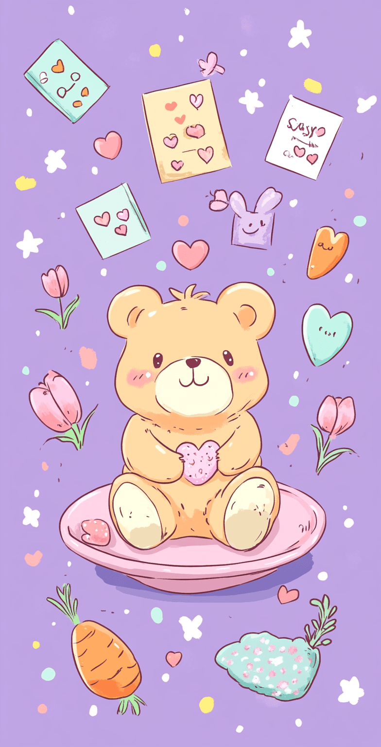 Cute Bear 052 original repeating artwork