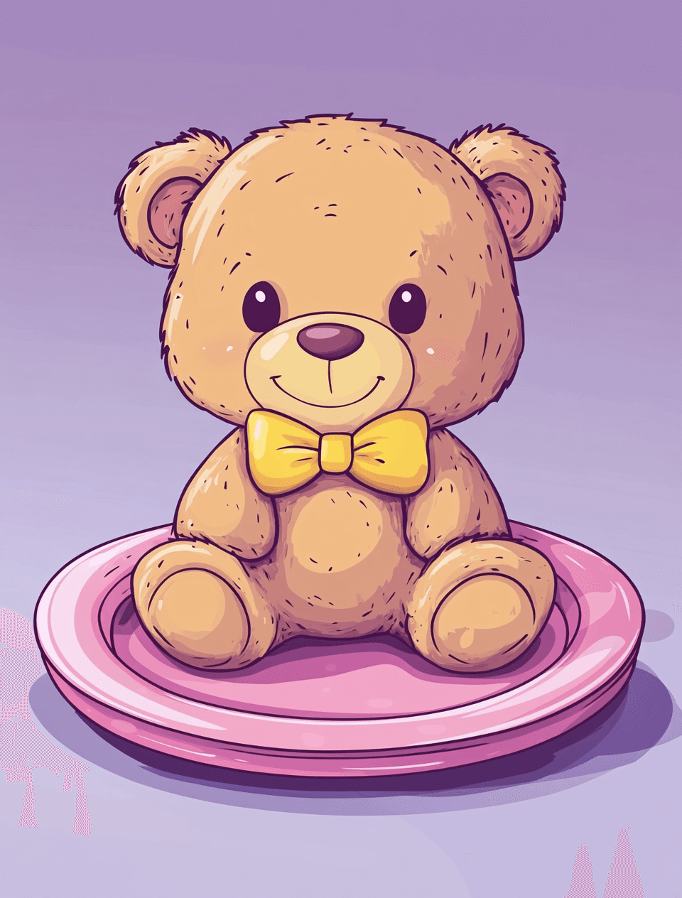 Cute Bear Corner original repeating artwork