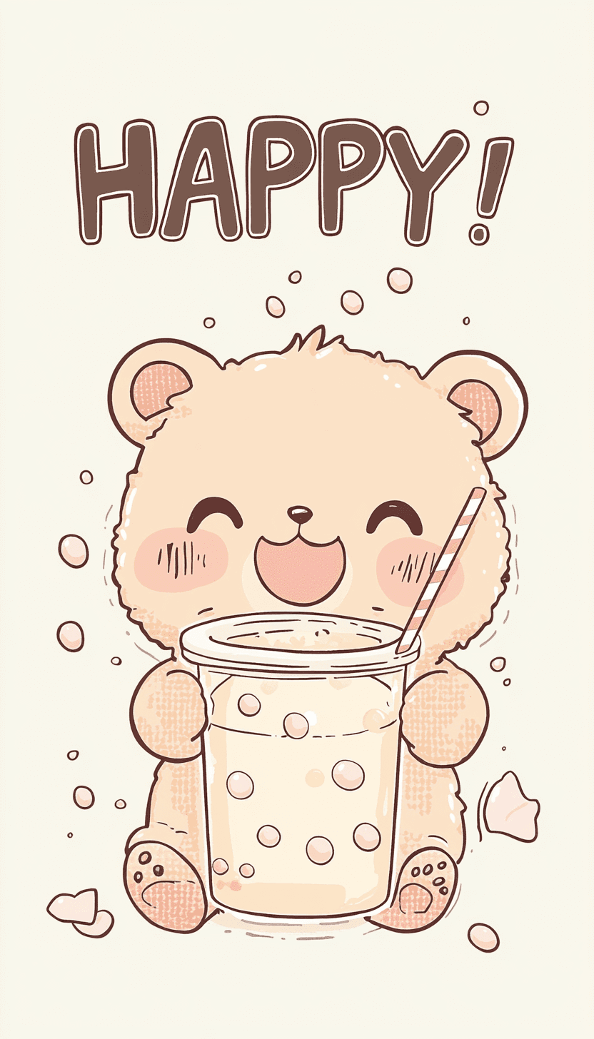 Cute Bear Jam original repeating artwork