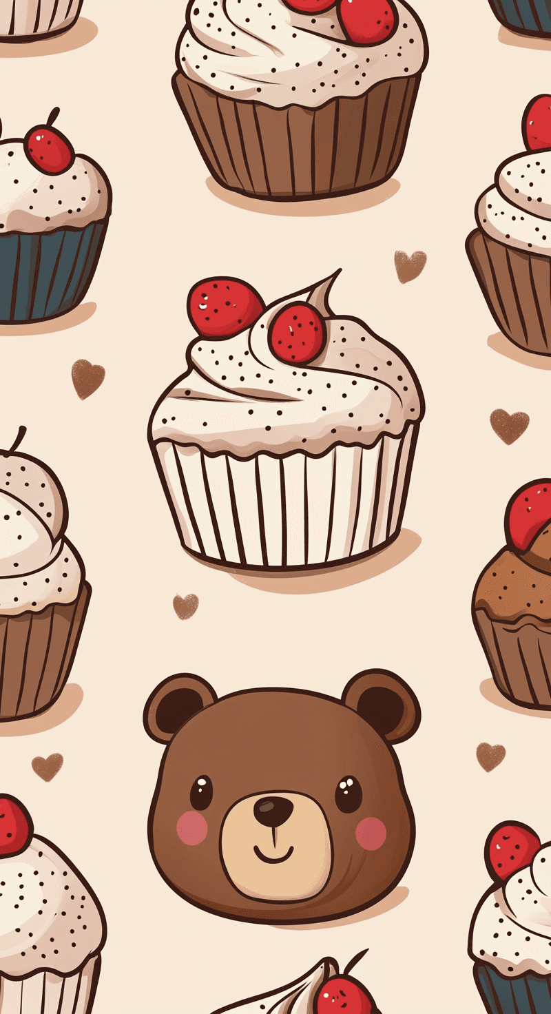 Cute Bear Archive original repeating artwork