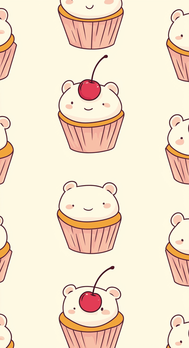 Cute Bear Carnival original repeating artwork
