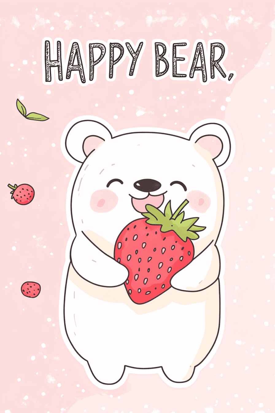 Cute Bear Spark original repeating artwork