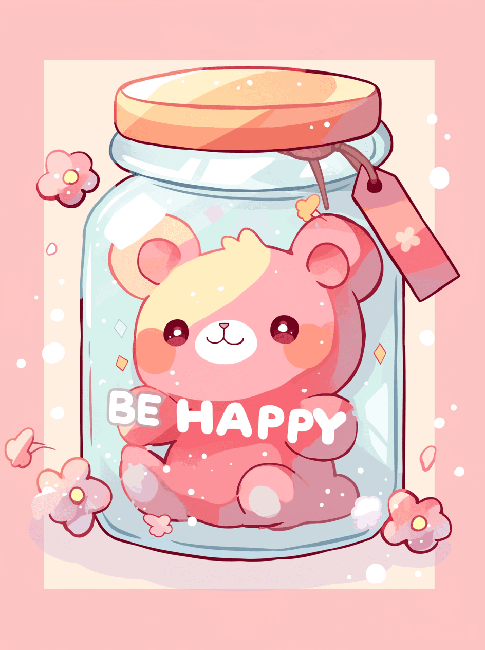 Cute Bear Silver original repeating artwork