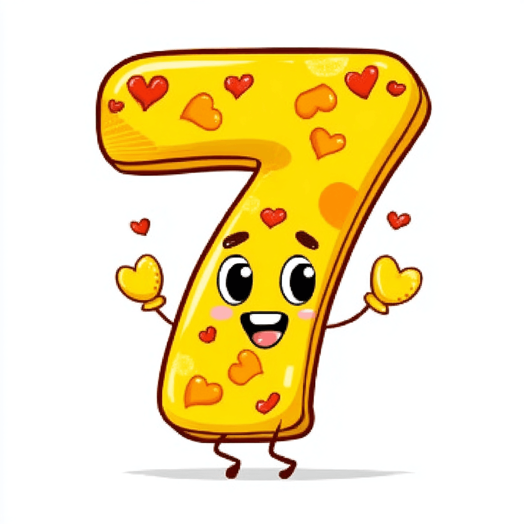 Cartoon Cartoon Number Zip original repeating artwork