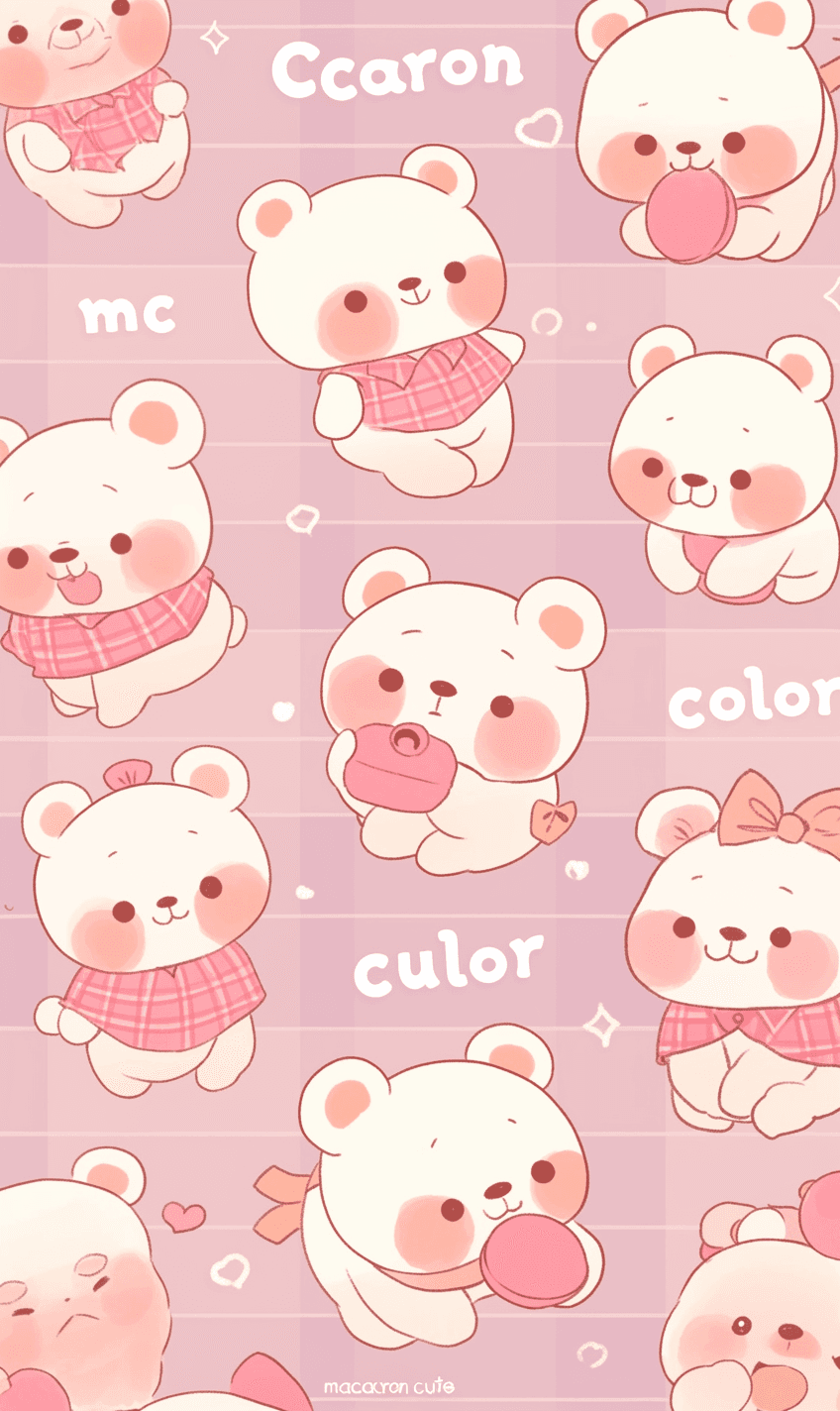 Cute Bear Ride original repeating artwork