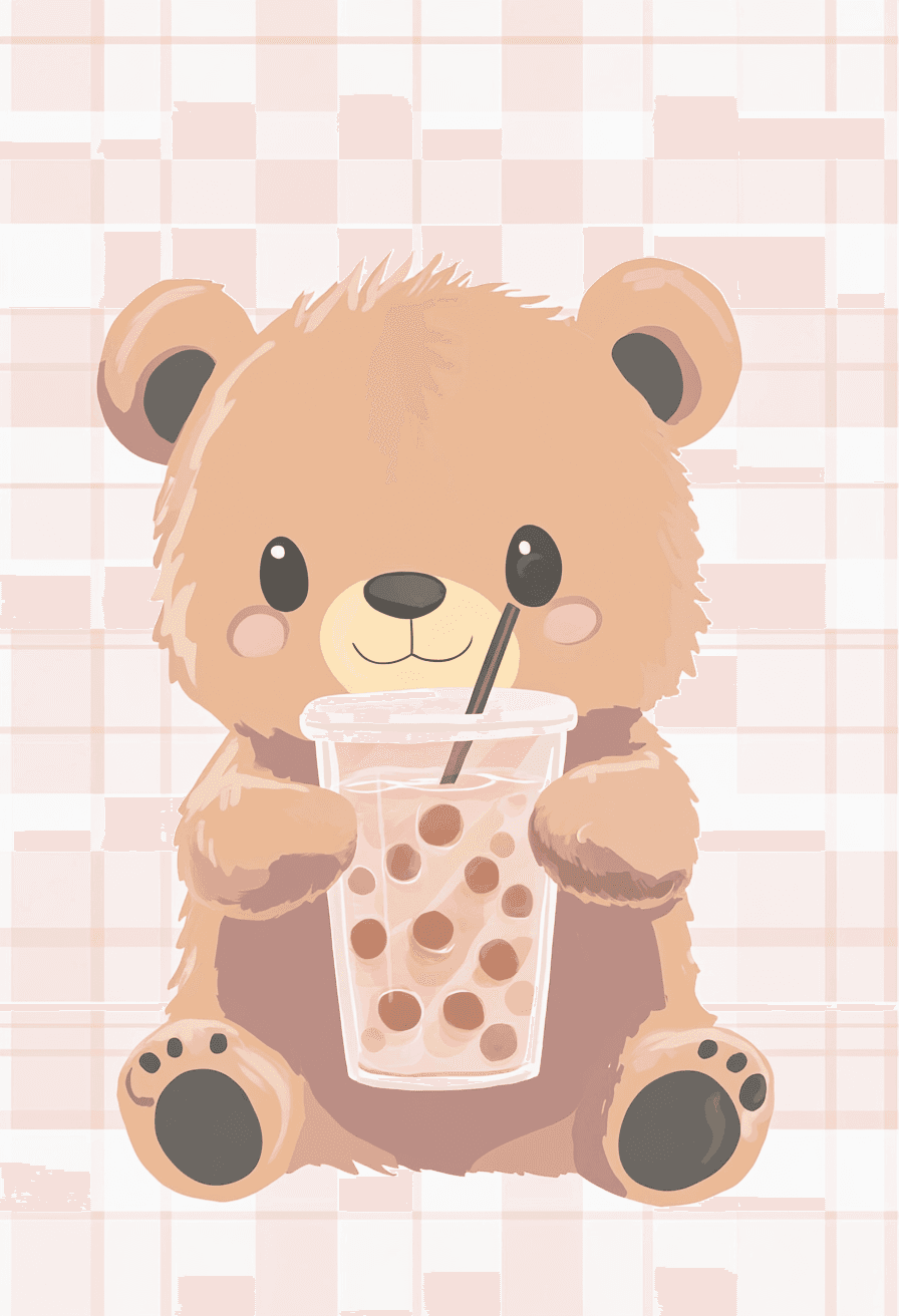 Bear Burst original repeating artwork
