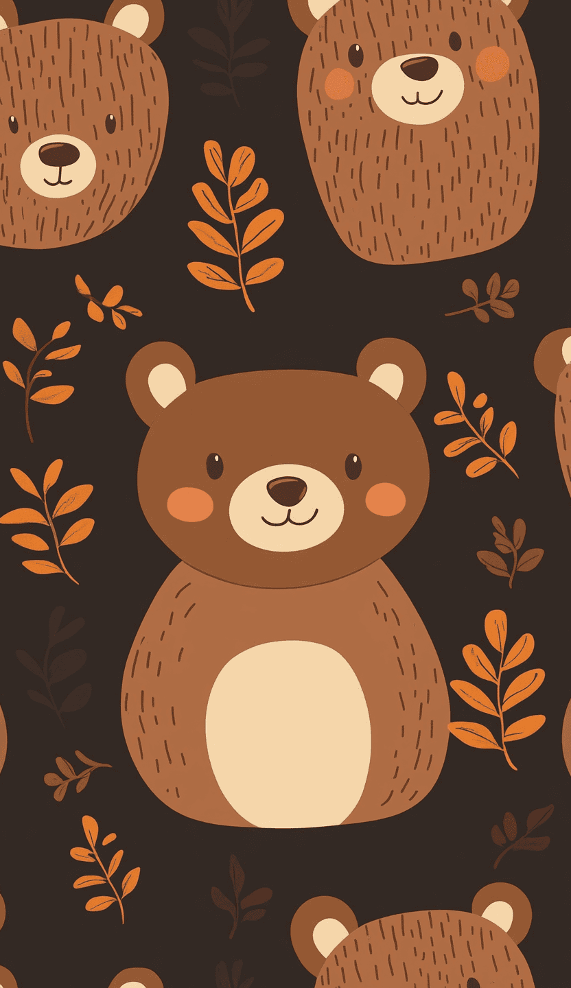 Cute Bear 031 original repeating artwork
