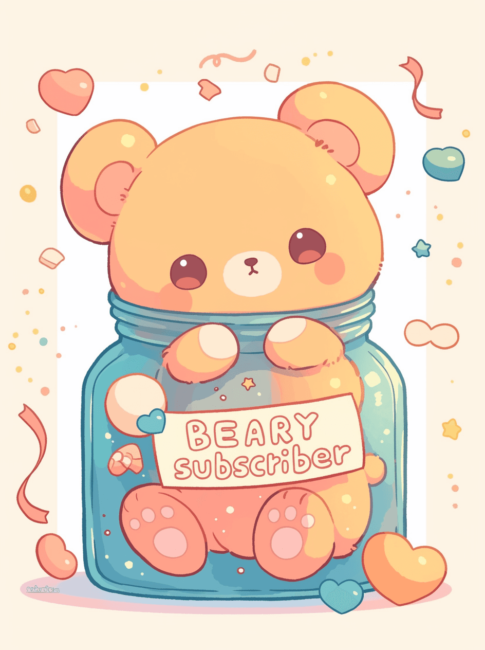Cute Bear 040 original repeating artwork