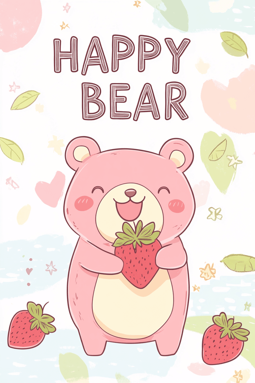 Cute Bear Tint original repeating artwork