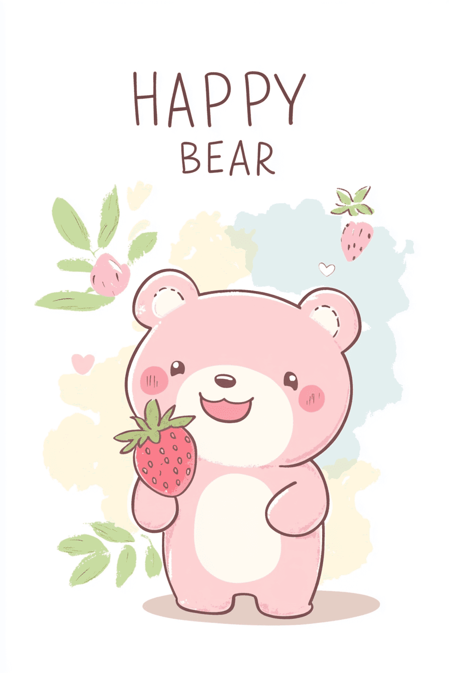 Cute Bear Team original repeating artwork