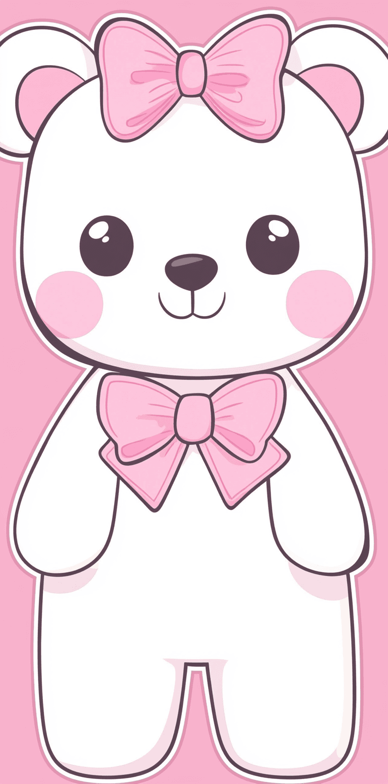 Cute Bear Beats original repeating artwork