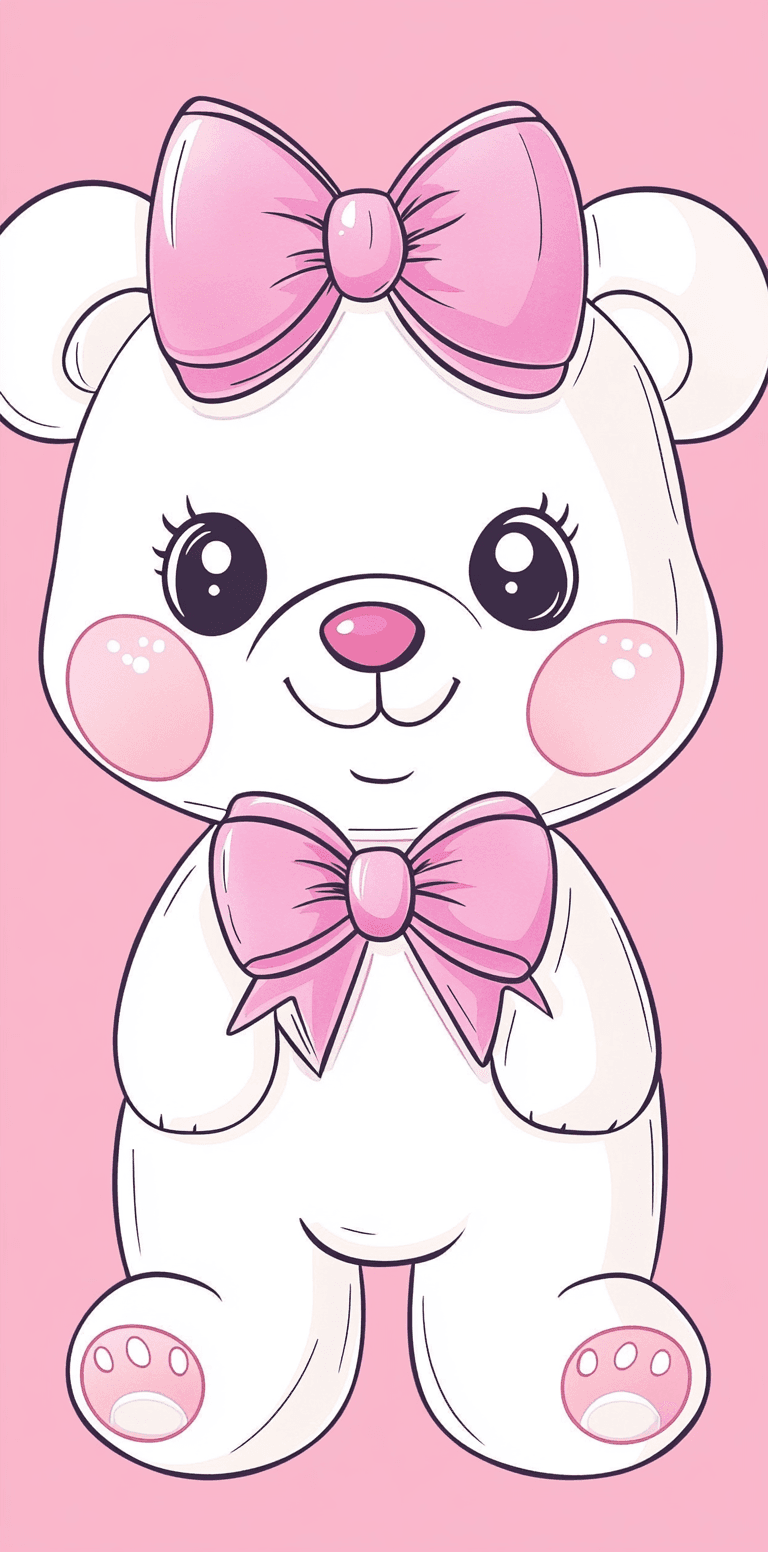 Cute Bear Series original repeating artwork