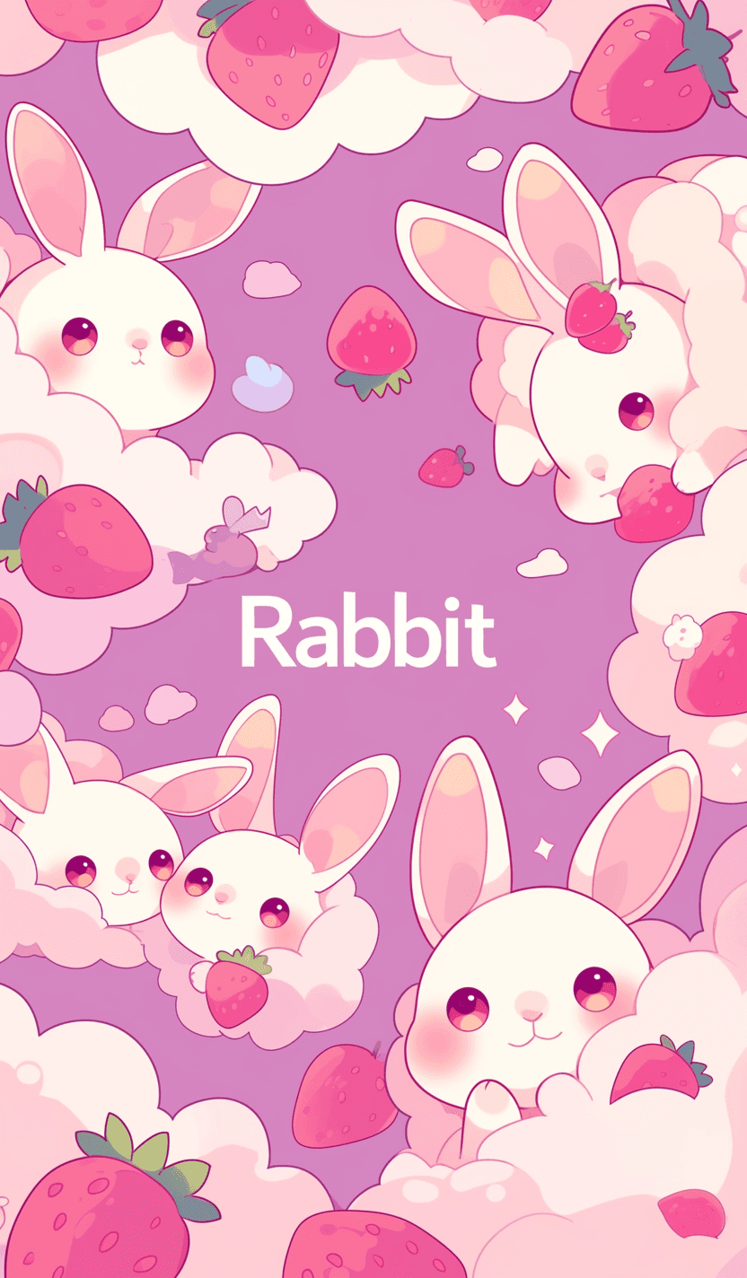Cartoon Bunny Collective original repeating artwork
